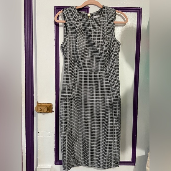 Calvin Klein Grey Sheath Dress – Size 8 - Picture 1 of 4